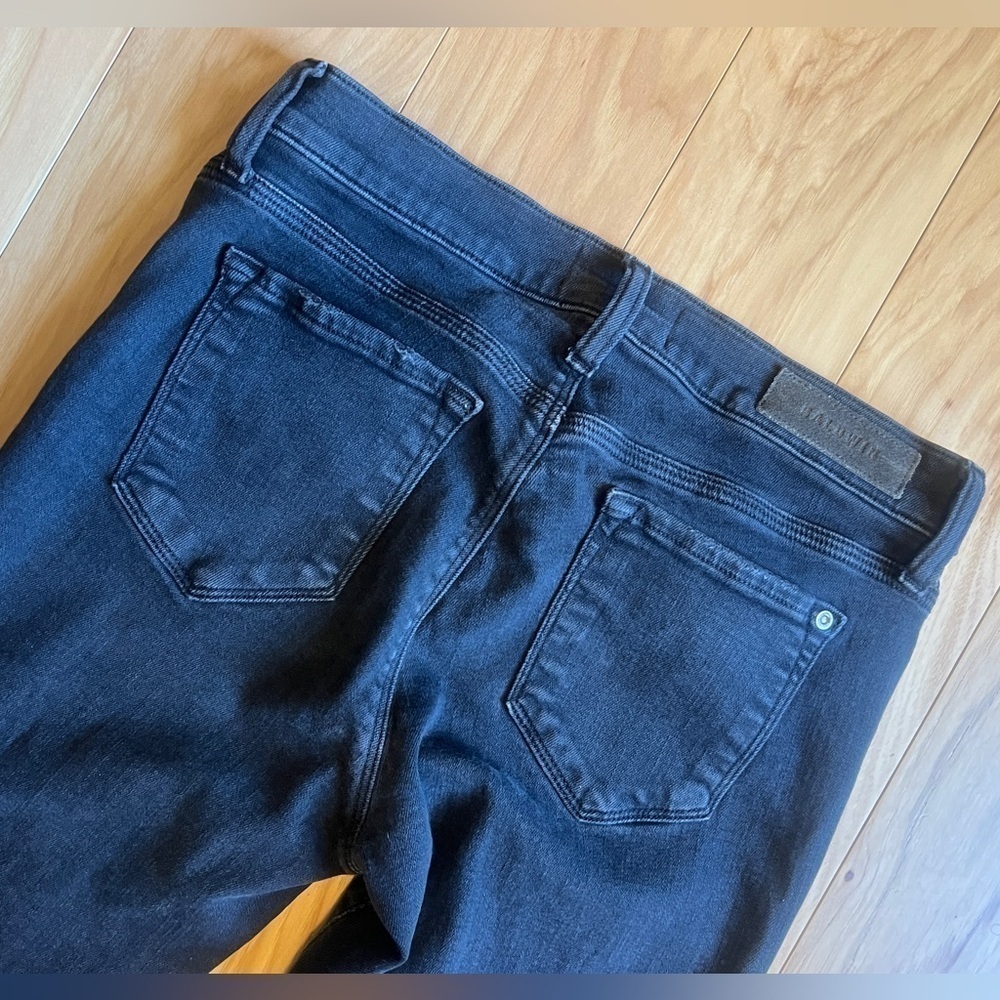 Baldwin Kansas City High Rise Crop Jeans “The Ten” Smoke Black Denim Women’s 29 - Picture 9 of 10